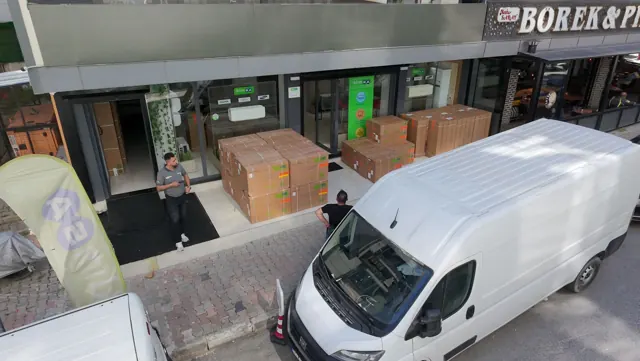 Showroom’dan ürün sevkiyatı